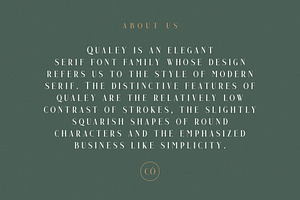 Qualey - Elegant Serif Font