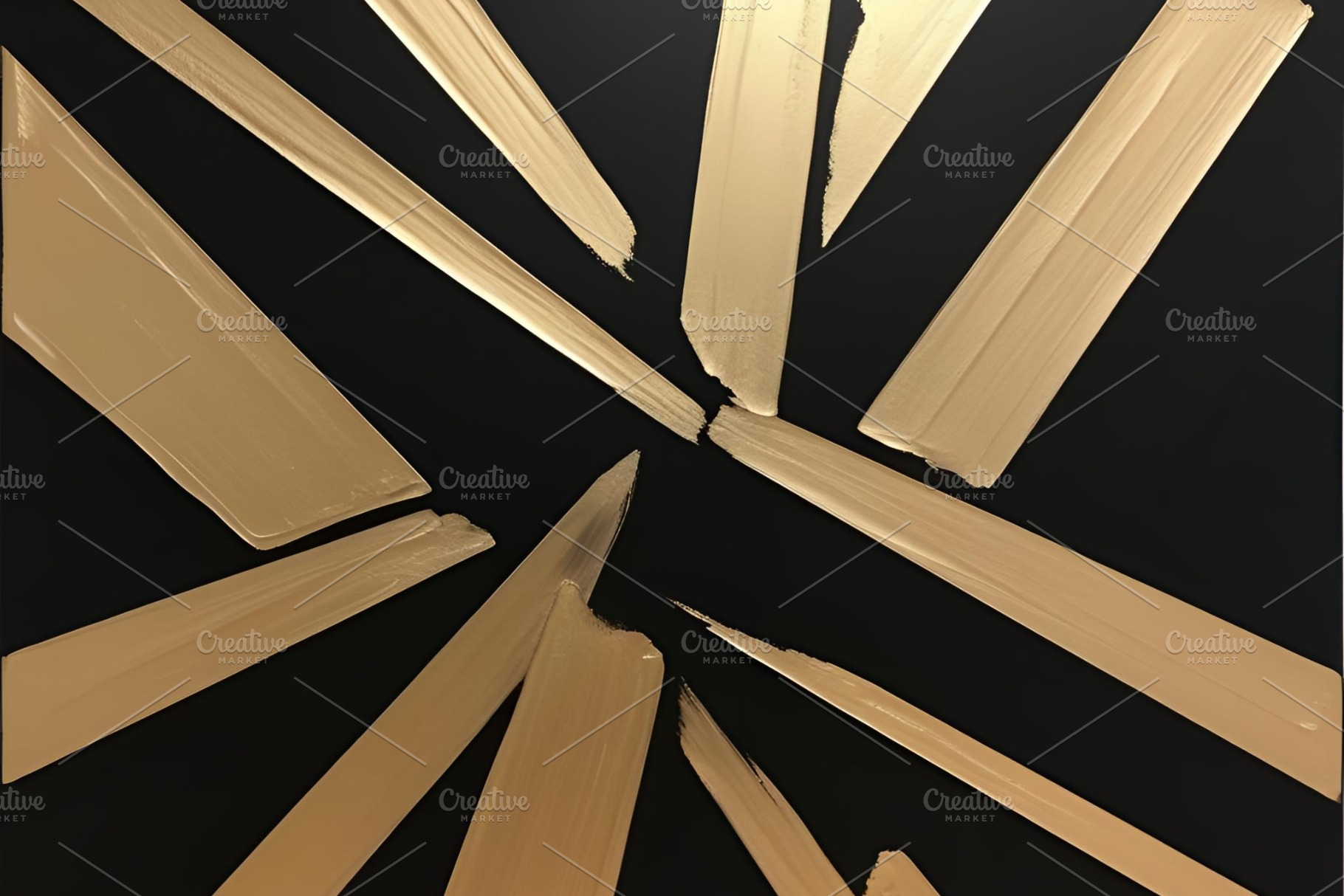 Gold paint abstract vibrant image, an Abstract Photo by ComfortQ
