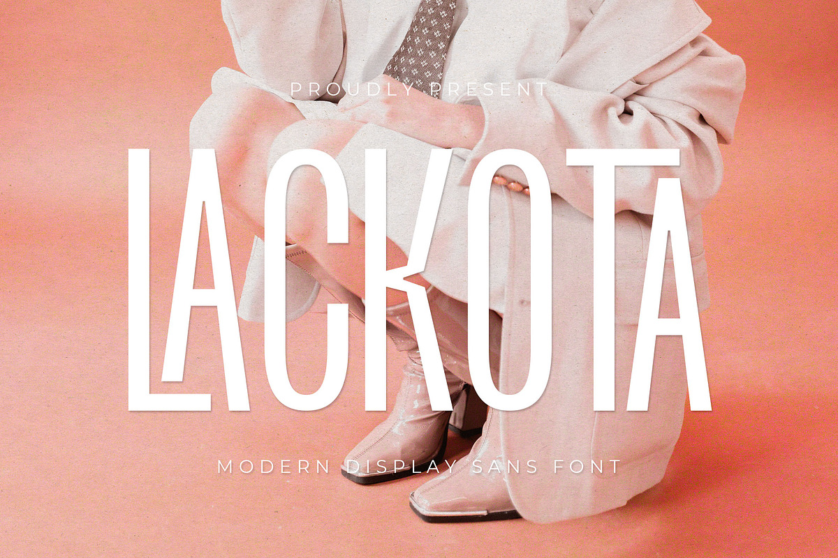 Lackota - Modern Sans Serif Font, a Sans Serif Font by Almeera Std (Photo 1 of 10)