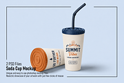 Soda Cup Mockup, an Advertising Mockup by Custom.scene (Thumbnail 1 of 3)