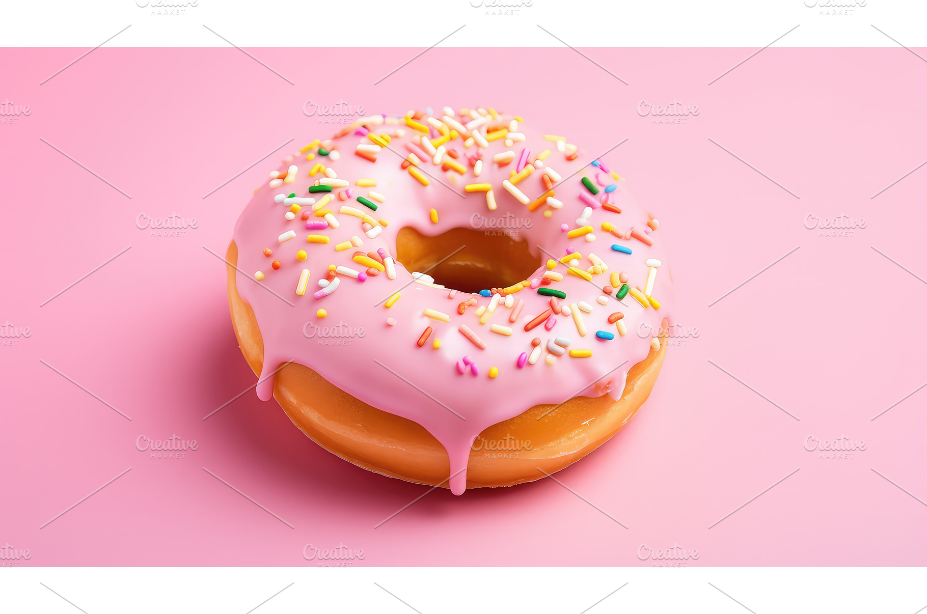 vanilla frosting donut food ai, a Background Photo by pikepicture