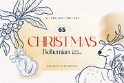 Boho Christmas, a Decorative Illustration by KetteCreate (Thumbnail 13 of 13)