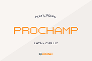 Prochamp Pixel Game Font, a Font by alpercakici (Thumbnail 13 of 13)