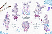 Bunny. Watercolor Сollection, an Animal Illustration by Warm Hearted Studio (Thumbnail 3 of 7)