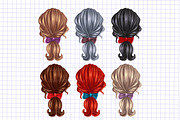 Hairstyles clipart PNG transparent, an Illustration by Illustrator Space (Thumbnail 8 of 10)