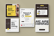 Canva We Are Hiring Job Vacancy Post, a Social Media Template by Pixelpick (Thumbnail 4 of 5)