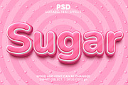 Sugar 3d Text Effect cute pink font, an Action Add-On by bdrobin (Thumbnail 1 of 2)