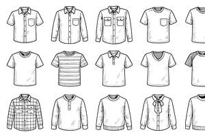 Shirt Icon Set, an Object Graphic by nikagraphic