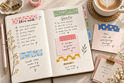Hand Drawn Washi Tape Clipart, a Decorative Illustration by Anna Studio (Thumbnail 2 of 12)