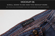 7 Apparel Jeans Labels Logo Mockup, a Bottom Mockup by Assyat (Thumbnail 14 of 16)