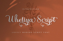 Whetiya - Love Script Font