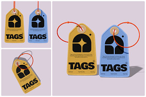 Luggage Tag Mockup, a Merchandise Mockup by Unerispace