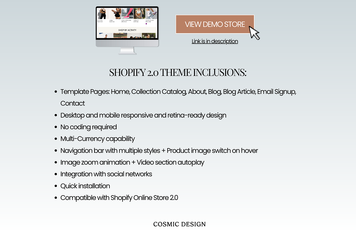 Lum Boutique Shopify Theme Website, a Shopify Template by Cosmic Design (Photo 7 of 9)