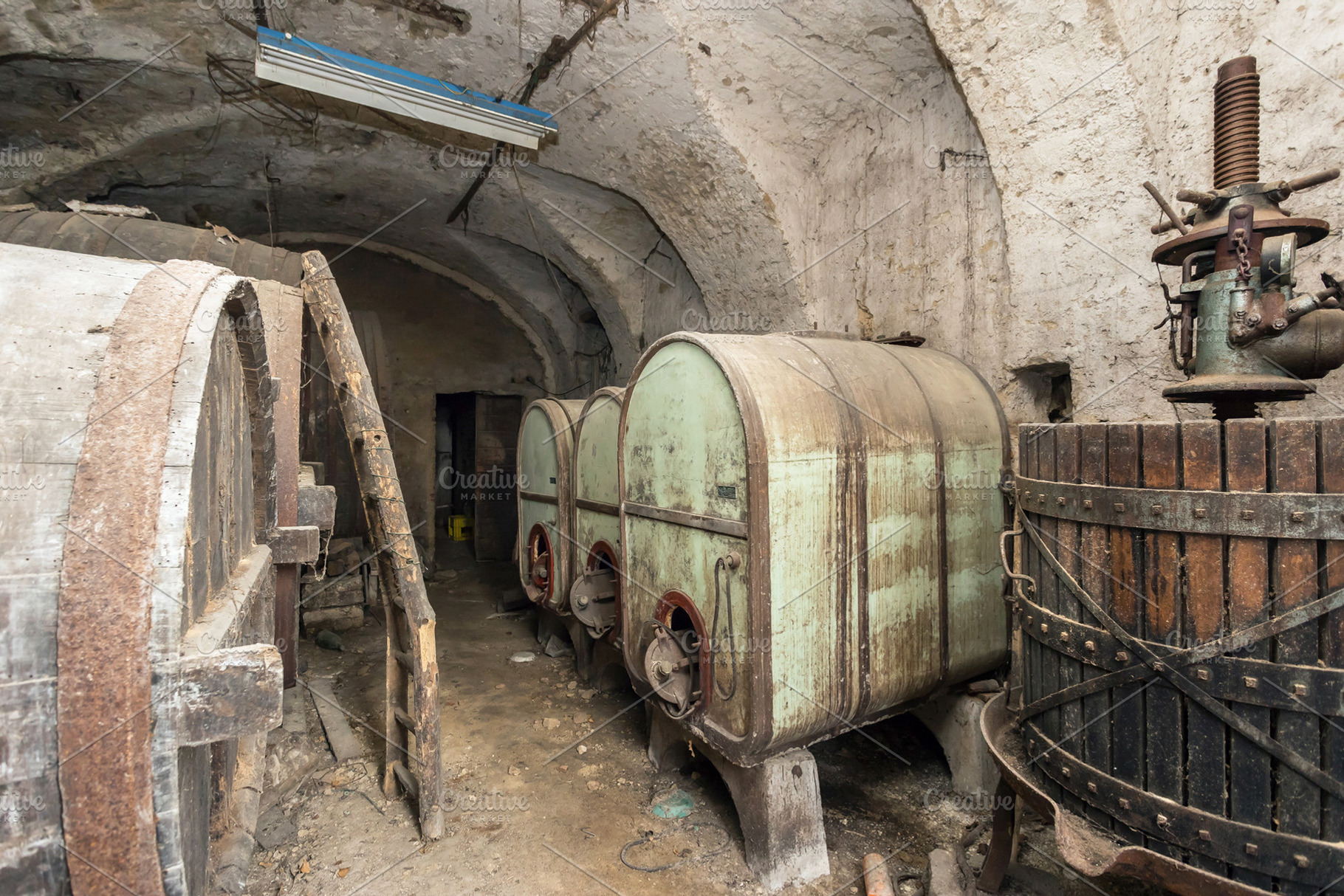 Vintage cellar, a Wallpaper Photo by KYNA STUDIO