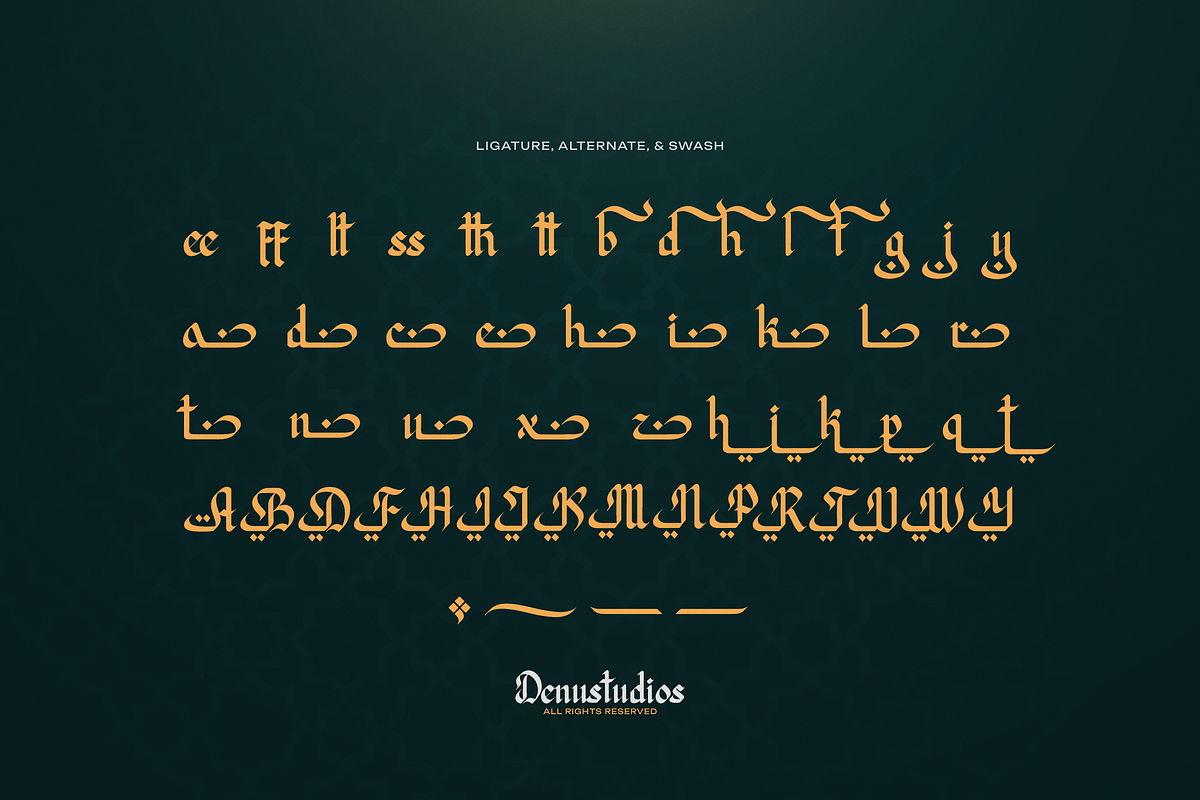 Al Biyan | Arabic Typeface, a Font by Denustudios (Photo 11 of 12)