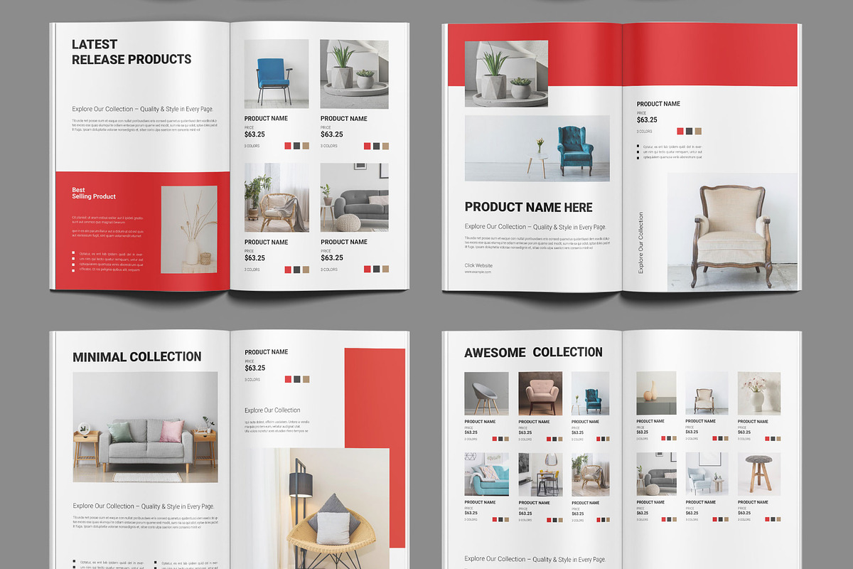Product Catalog Brochure, a Magazine Template by ClickPaint_Studio (Photo 3 of 4)