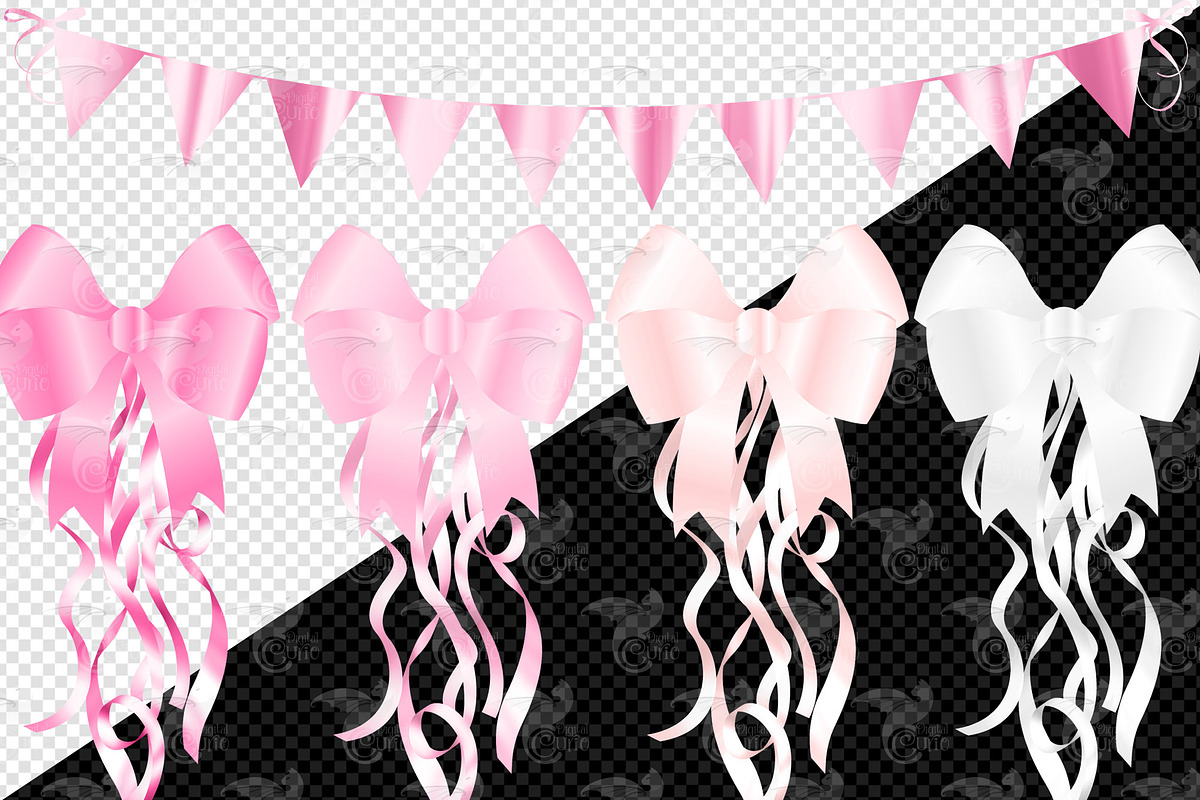 Pink Balloon Arches Clipart, an Illustration by Digital Curio