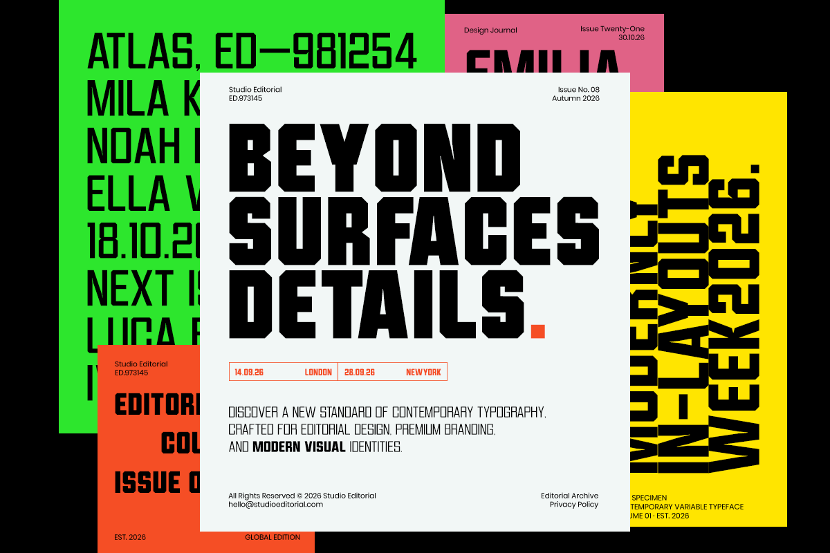 Voltera – Condensed Sans Font Family, a Sans Serif Font by Say Studio (Photo 2 of 10)