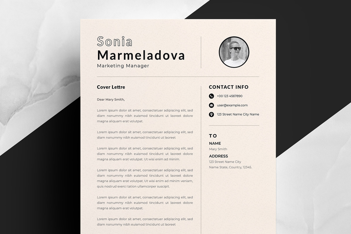 Simple Resume with Photo Option, a Resume Template by ResumeInventor (Photo 3 of 6)