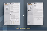 Resume/Cv Bundle - Clean Collection, a Resume Template by TheResumeCreator (Thumbnail 2 of 10)