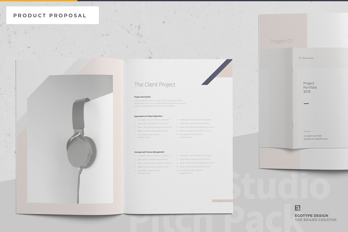 Calm Proposal, a Brochure Template by Egotype (Photo 6 of 25)