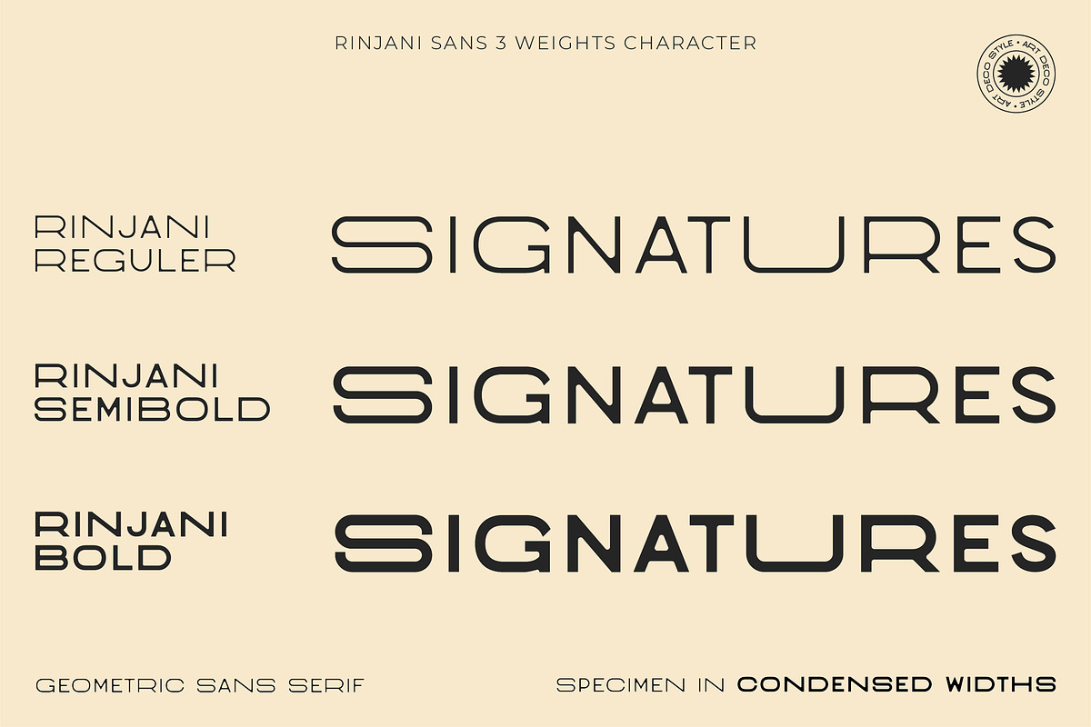 Rinjani Sans - Wide Stretch Typeface, a Sans Serif Font by CCS Type (Photo 16 of 24)