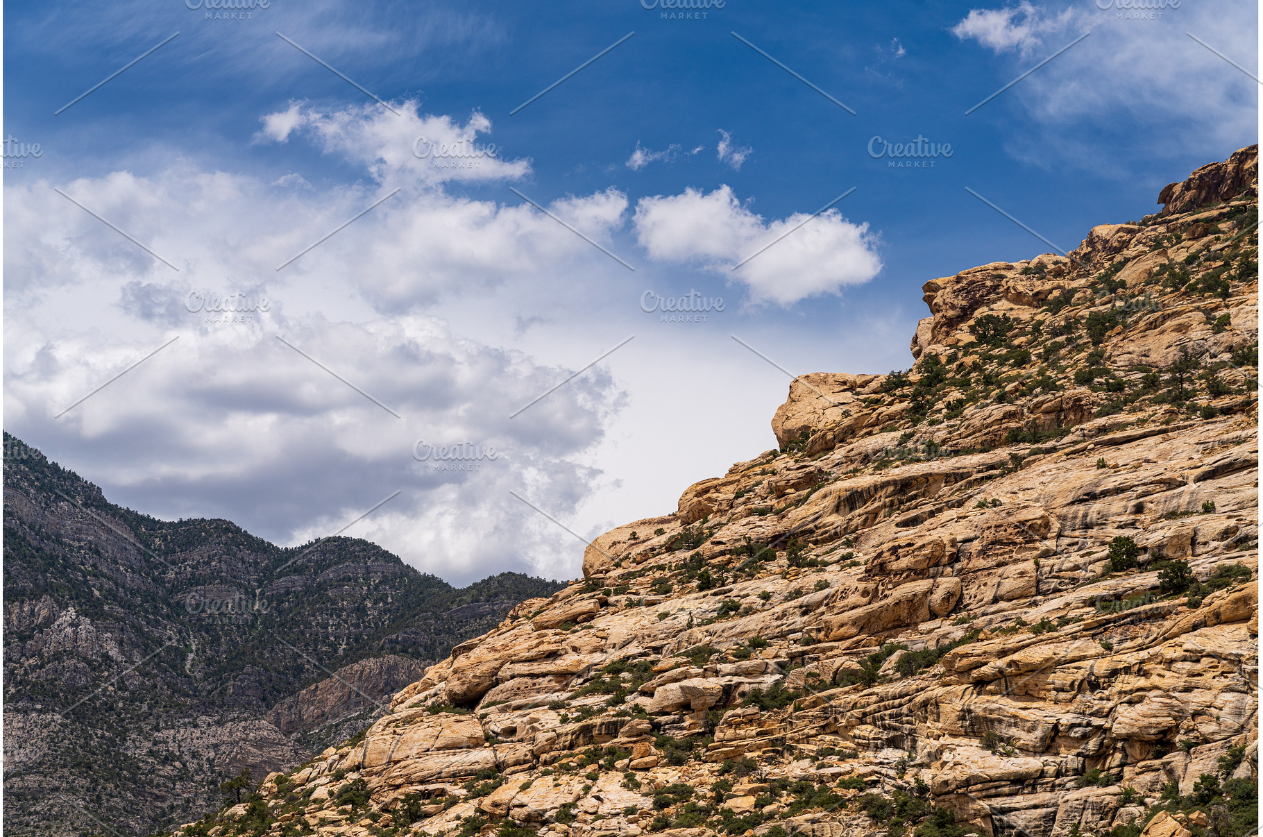 Majestic red rock formations in Red, a Nature Photo by Backyard Stock