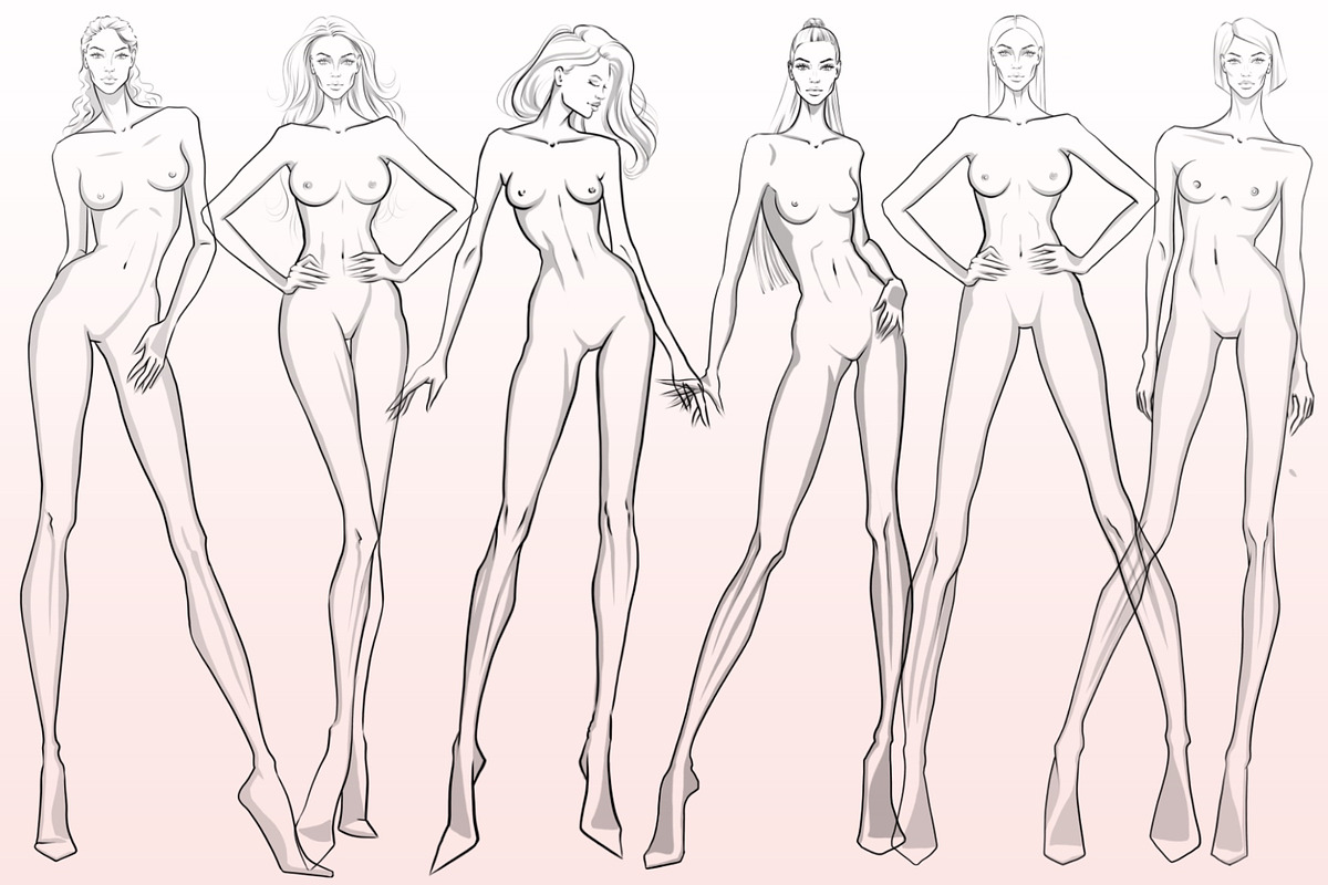 Procreate figure stamps, a Brush Add-On by Elenbushe (Photo 2 of 4)