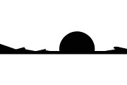 sunset horizon wall art design, an Illustration by Amazin_art (Thumbnail 25 of 31)