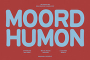 Moord Humon Bold Display Sans Serif, a Sans Serif Font by Maulana Creative (Thumbnail 1 of 7)