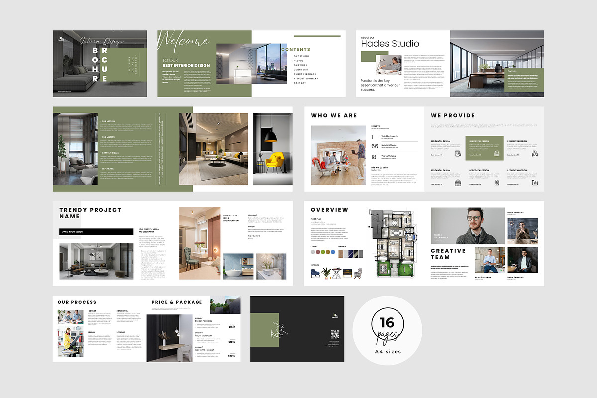 Interior Brochure Template, a Brochure Template by Niofix (Photo 10 of 10)
