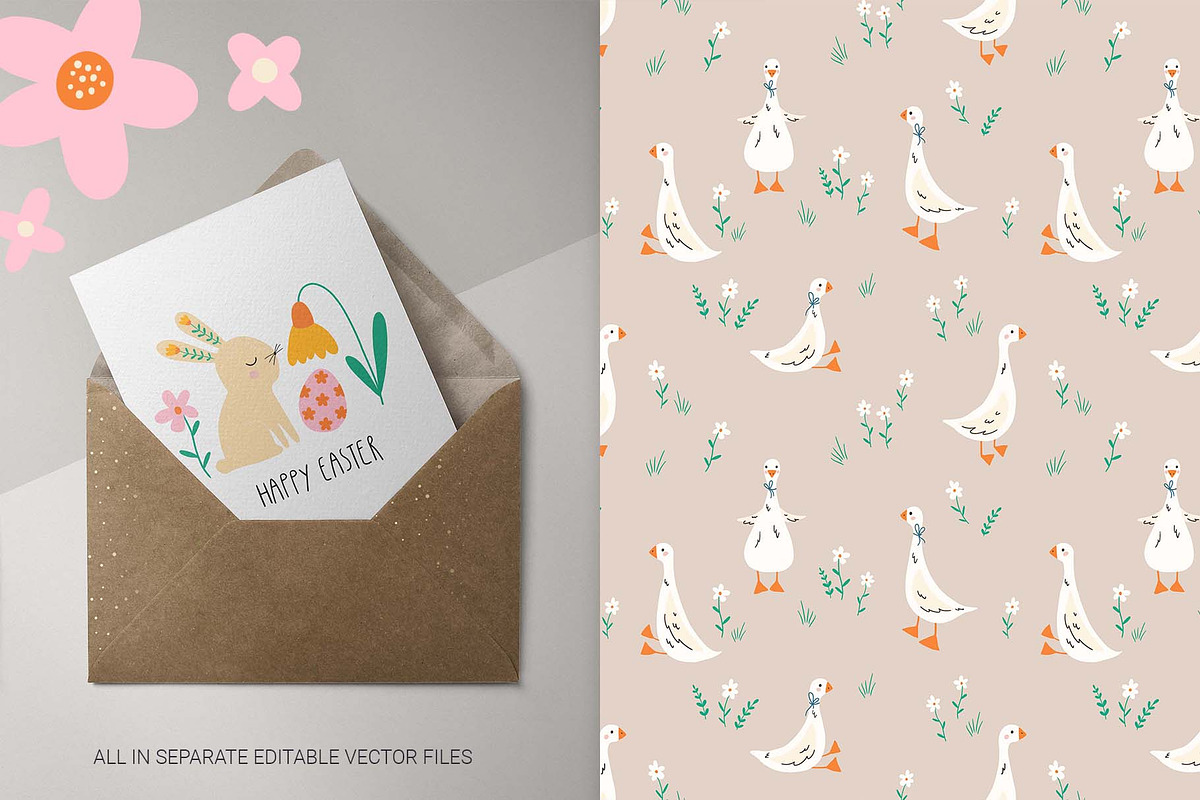 Hello Spring. Happy Easter clipart, an Animal Illustration by Irina Ostapenko (Photo 8 of 9)