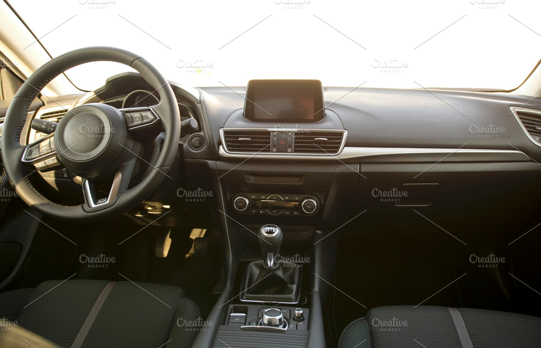 Car dashboard stock photo containing car and inside, a Transportation Photo by José Luis Agudo