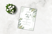 Green Leafy Wedding Templates, a Templates & Theme by TheSimplySereneShop (Thumbnail 2 of 4)