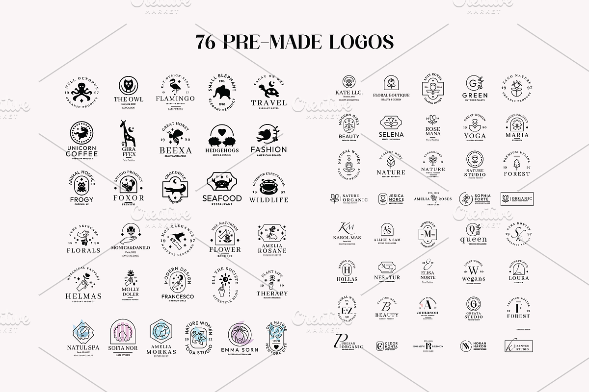Elegant Modern Logo Maker Pack, a Branding & Logo Template by Design_Planet (Photo 23 of 29)