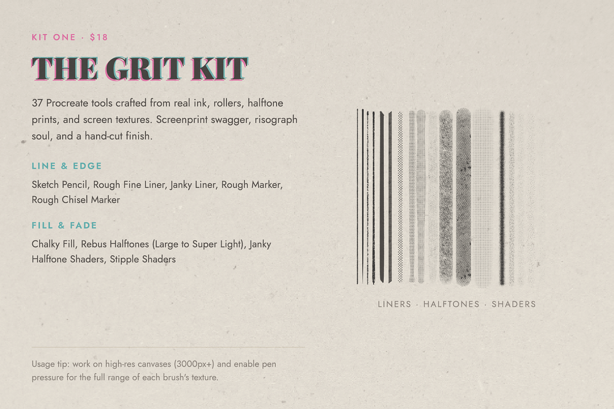Riso & Print Mega Bundle, a Brush Add-On by Rebus Illustration (Photo 4 of 7)