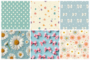 Pastel Gift & Deco Seamless Patterns, an Illustration by DreamArtGraphic (Thumbnail 4 of 5)
