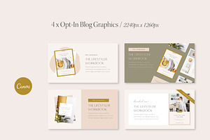 CANVA Template Bundle Lifestyler