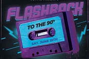 Retro 90s Party Flyer Template, a Flyer Template by Hotpin (Thumbnail 3 of 3)