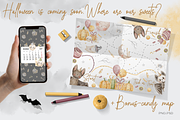 Halloween Bats watercolor clip art, an Illustration by Nastya Brekhova (Thumbnail 2 of 14)
