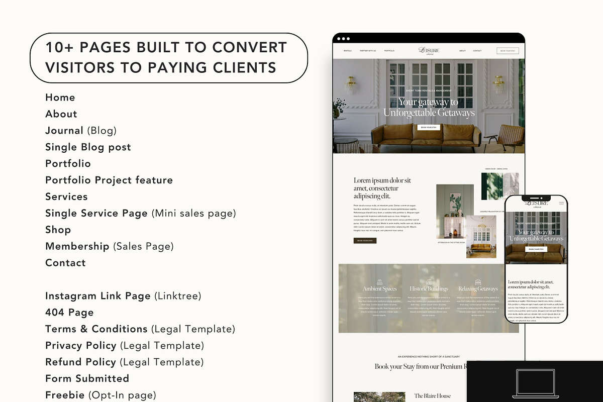 Squarespace 7.1 | Leisure Lifestyle, a Squarespace Template by HerstedHertz (Photo 2 of 11)