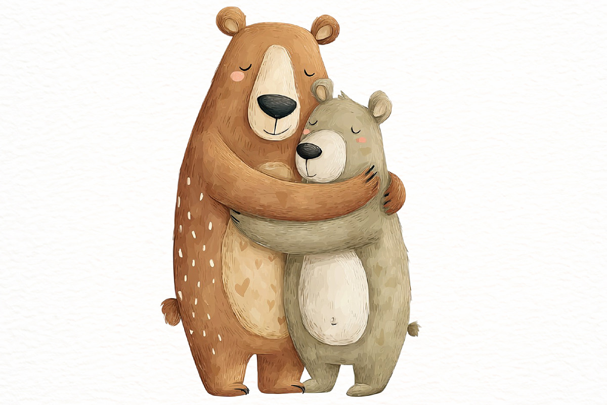 Whimsical Mother’s Day Bear Clipart, an Illustration by Designworld (Photo 5 of 8)