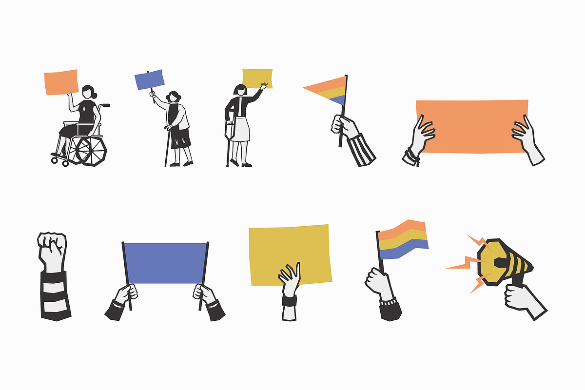 Protesting Illustration, an Object Graphic by Jump Studio (Photo 4 of 4)