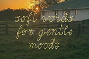 The Quietude Poetic Romantic Script, a Script Font by AnMark (Thumbnail 8 of 13)