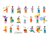 Back to School Illustration Kit, a Person Illustration by Moonery's (Thumbnail 3 of 6)