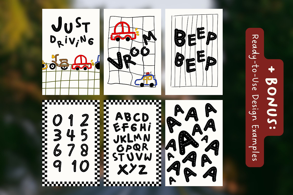 Road Alphabet Vector Set, an Object Graphic by The Journey Atelier (Photo 10 of 11)