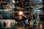 45 Vintage Pirate Stock Photos, a Person Illustration by Incomelion (Thumbnail 5 of 12)