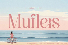 Muflers - Ligature serif font