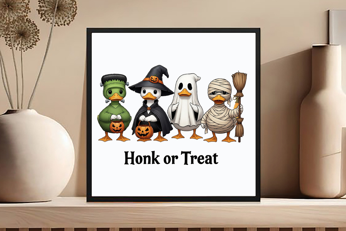 Halloween Goose Hong Trick or Treat, an Illustration by DreamCafeArt (Photo 5 of 7)