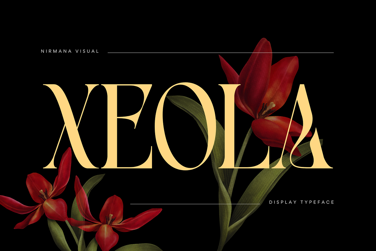 Xeola - Modern Logo Font, a Serif Font by Nirmana Visual (Photo 1 of 10)